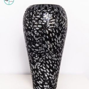 Black Mosaic Vases