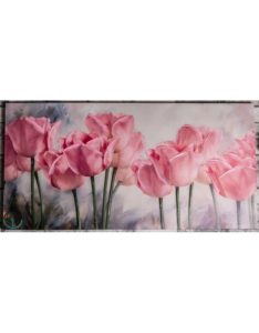 Canvas Pink Tulip Painting
