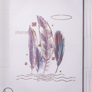 Halo Canvas Feather Painting