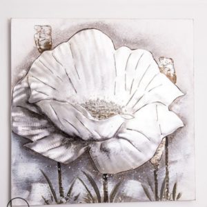 Silver Flower Painting